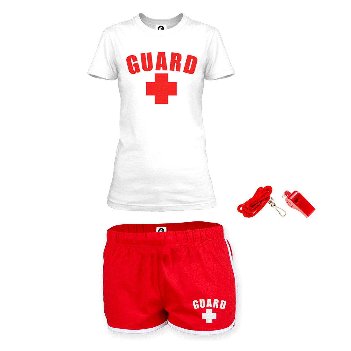 BLARIX Lifeguard Costume Accessories Kit Trucker / Red