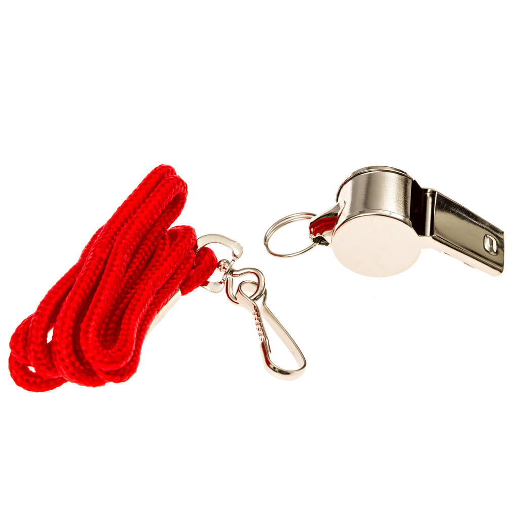 Lifeguard Metal Whistle and Lanyard - BLARIX