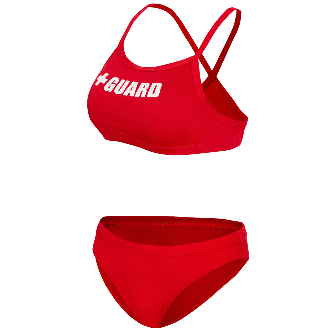 Lifeguard Swimsuit 2 Piece Thin Strap - BLARIX