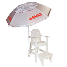 Lifeguard Chair and Umbrella