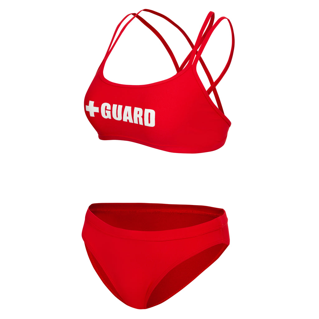 Lifeguard Swimsuit Double Cross Strap 2PC - BLARIX