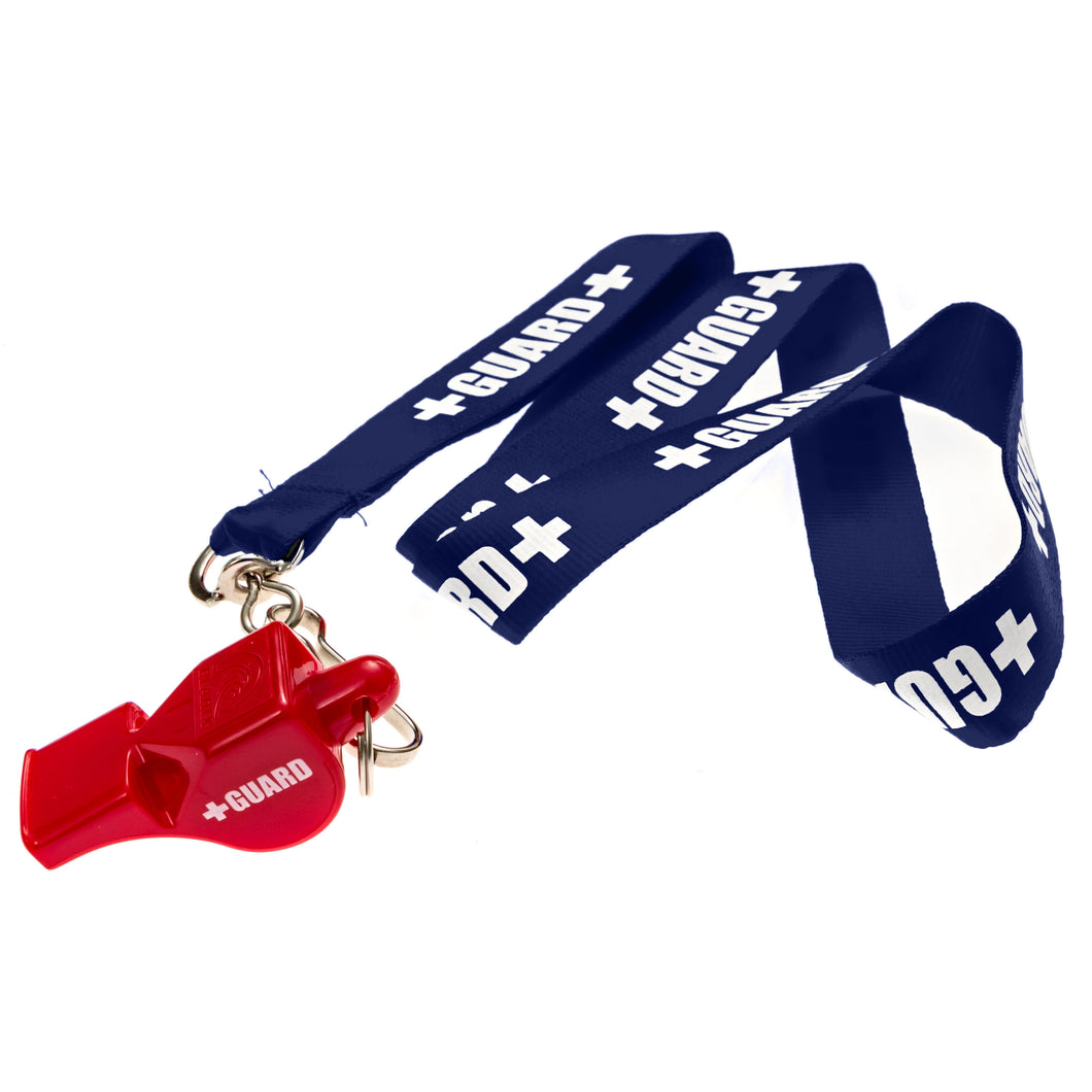 Lifeguard Whistle and Printed Lanyard - BLARIX
