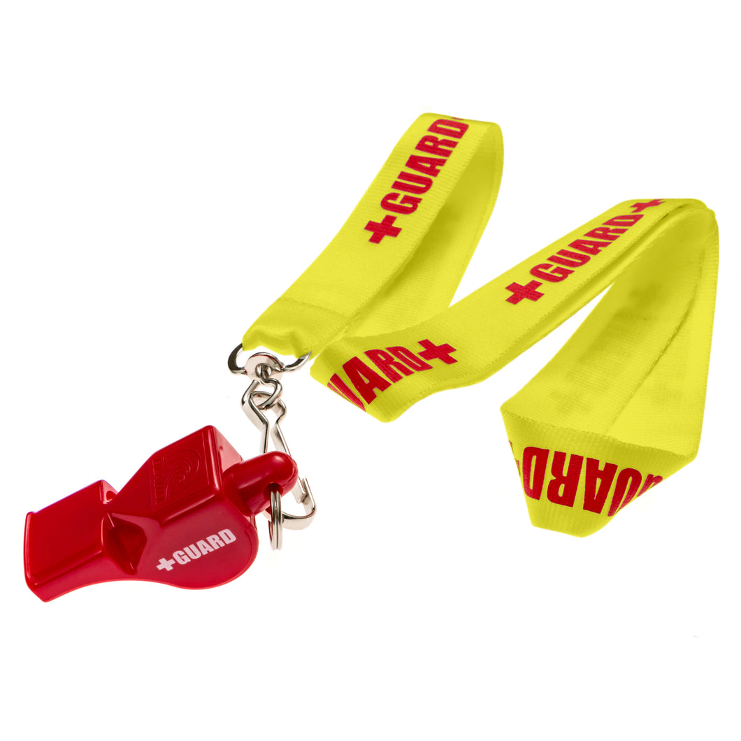 Lifeguard Whistle and Printed Lanyard - BLARIX